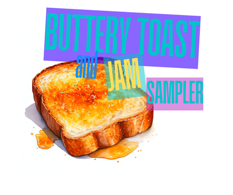 Noir Noel Buttery Toast and Jam Sampler